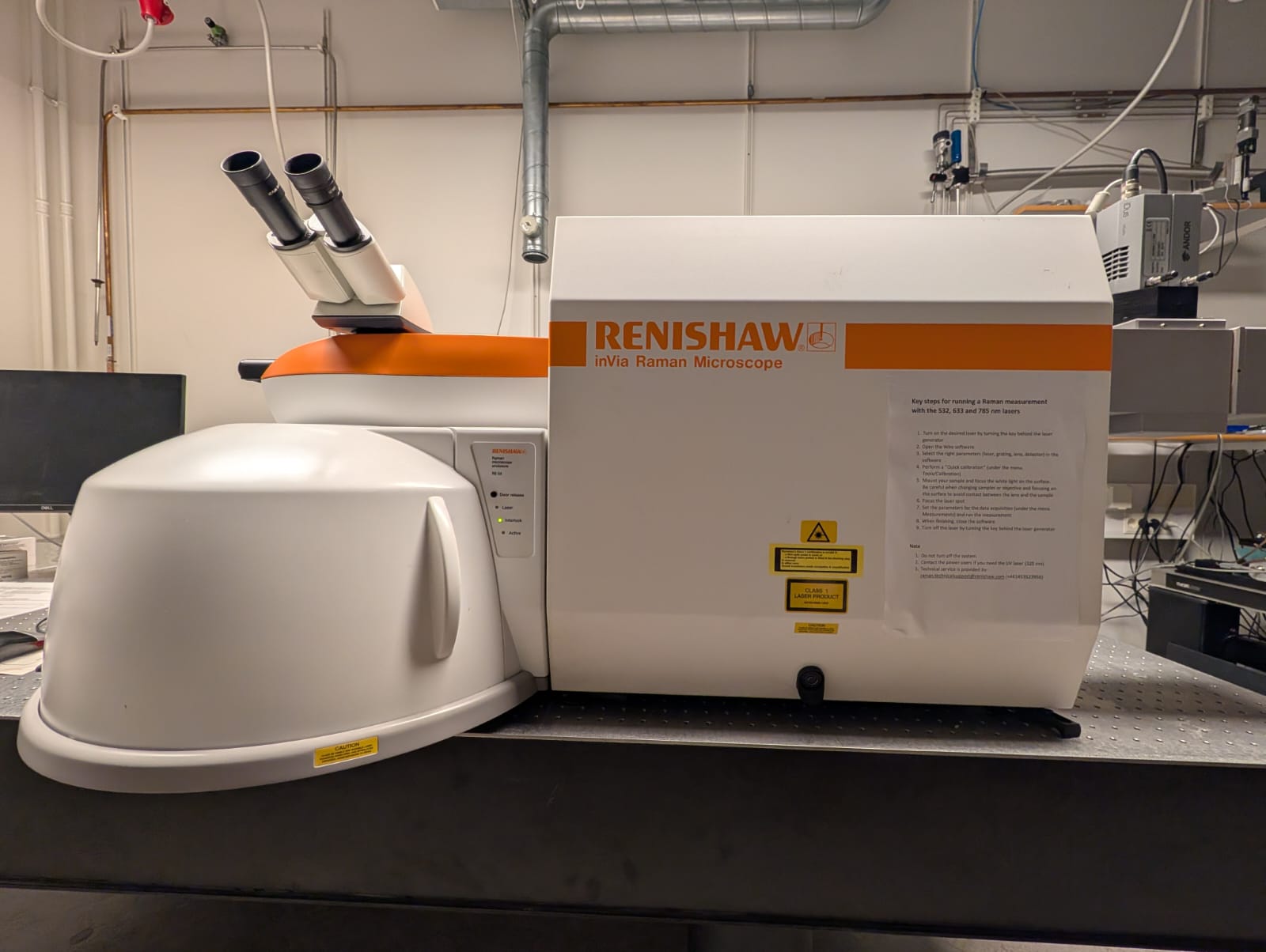 Picture of Renishaw Raman Spectrometer